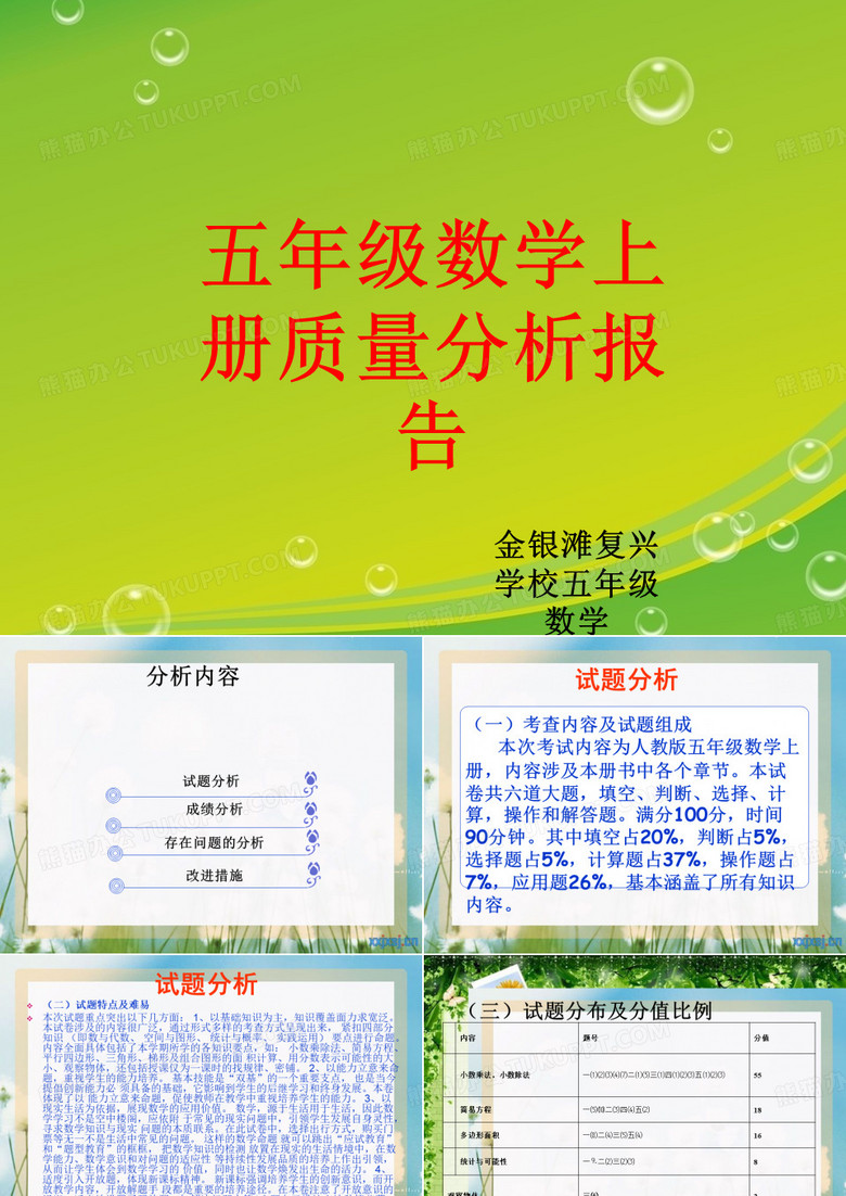 五年級(jí)數(shù)學(xué)質(zhì)量分析報(bào)告