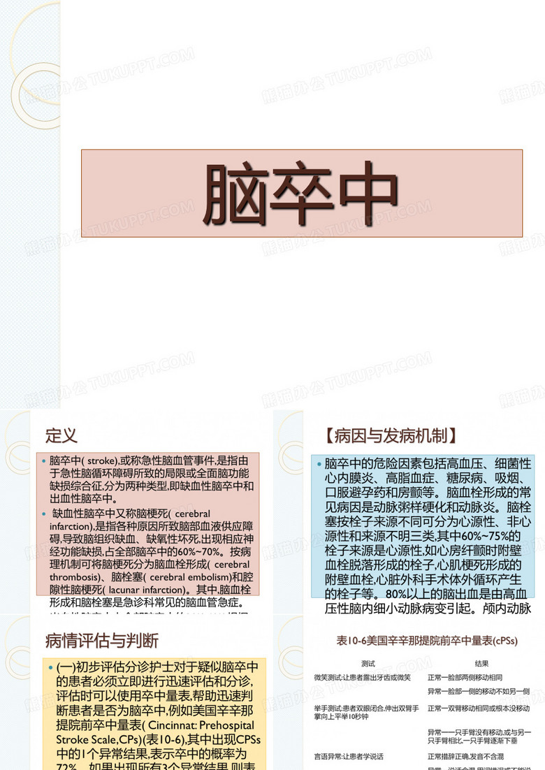 脑卒中急救护理