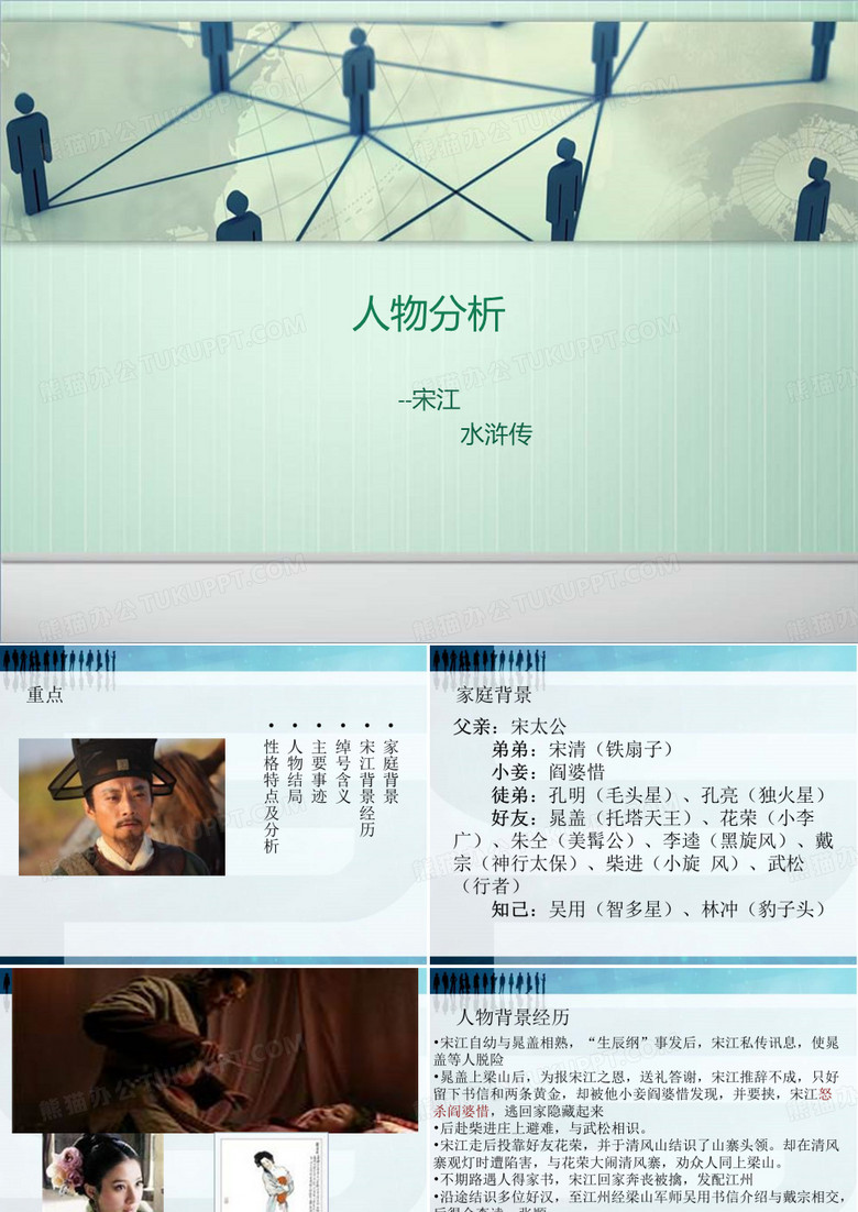 水浒传宋江人物分析PPT