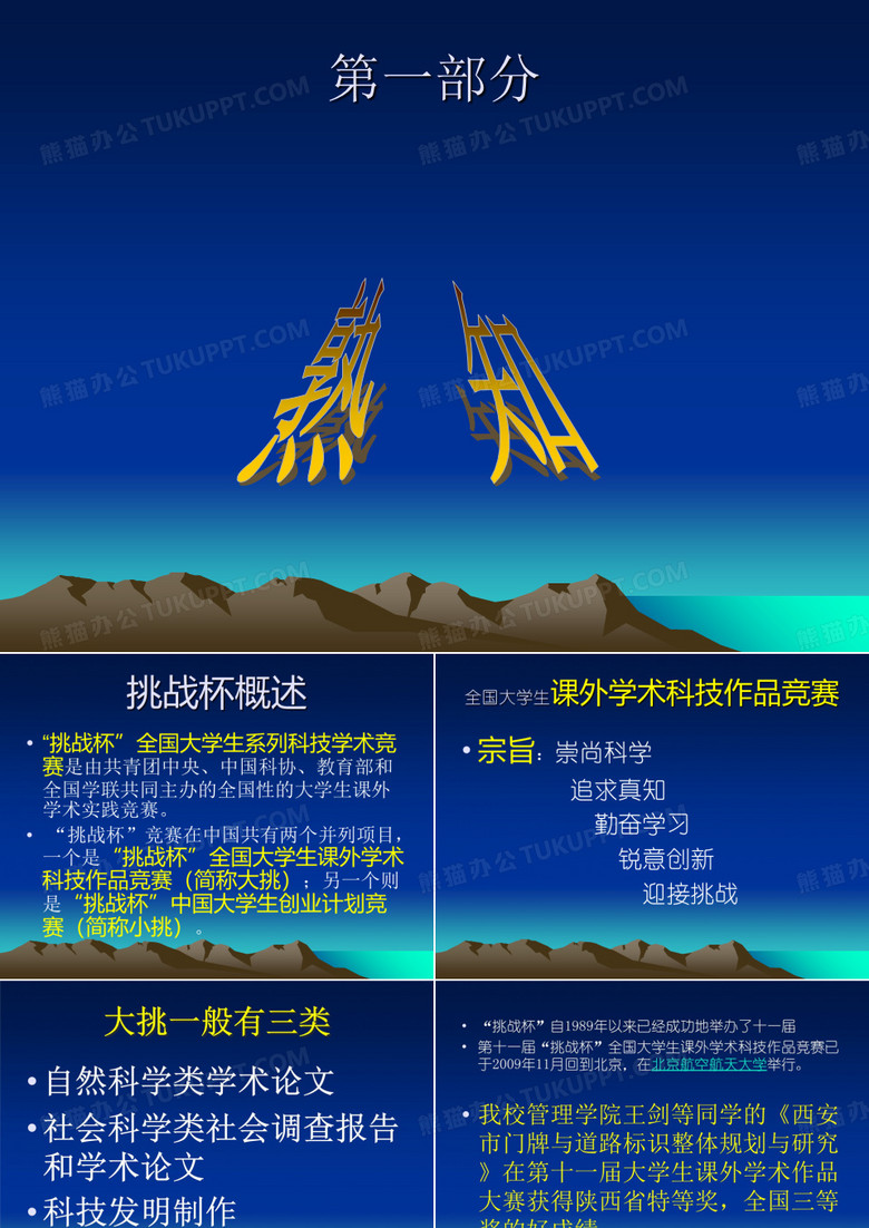 挑战杯培训讲座_PPT课件