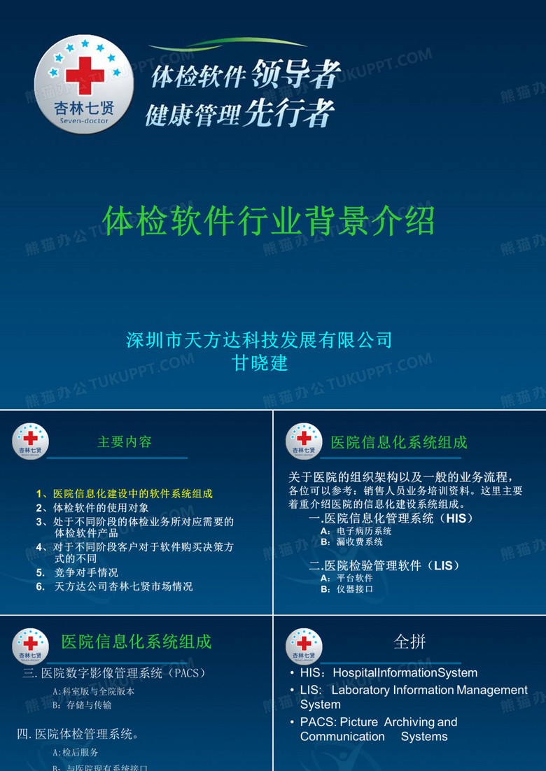 体检软件行业背景介绍
