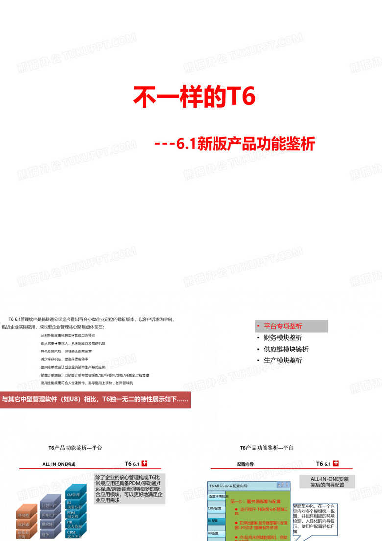 用友T6软件功能介绍