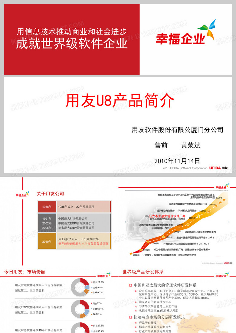 用友软件U8产品介绍