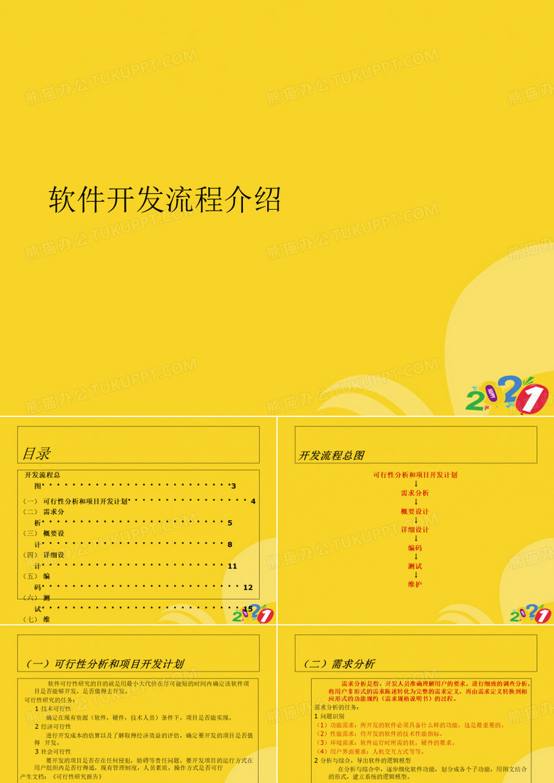 软件开发流程介绍实用资料ppt
