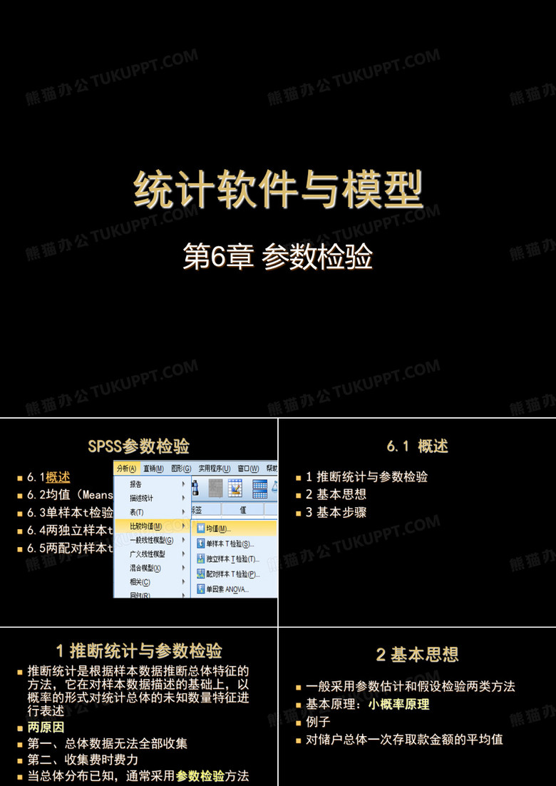 应用统计软件介绍：06-参数检验