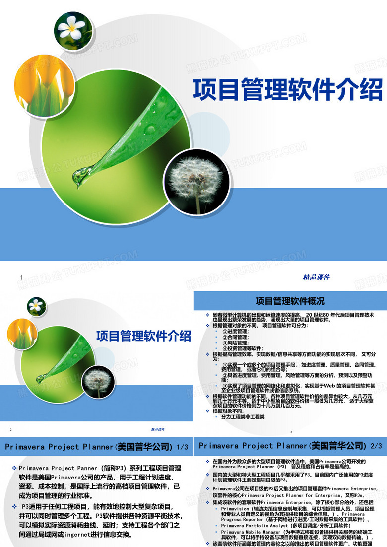 项目管理软件介绍项目管理PPT课件