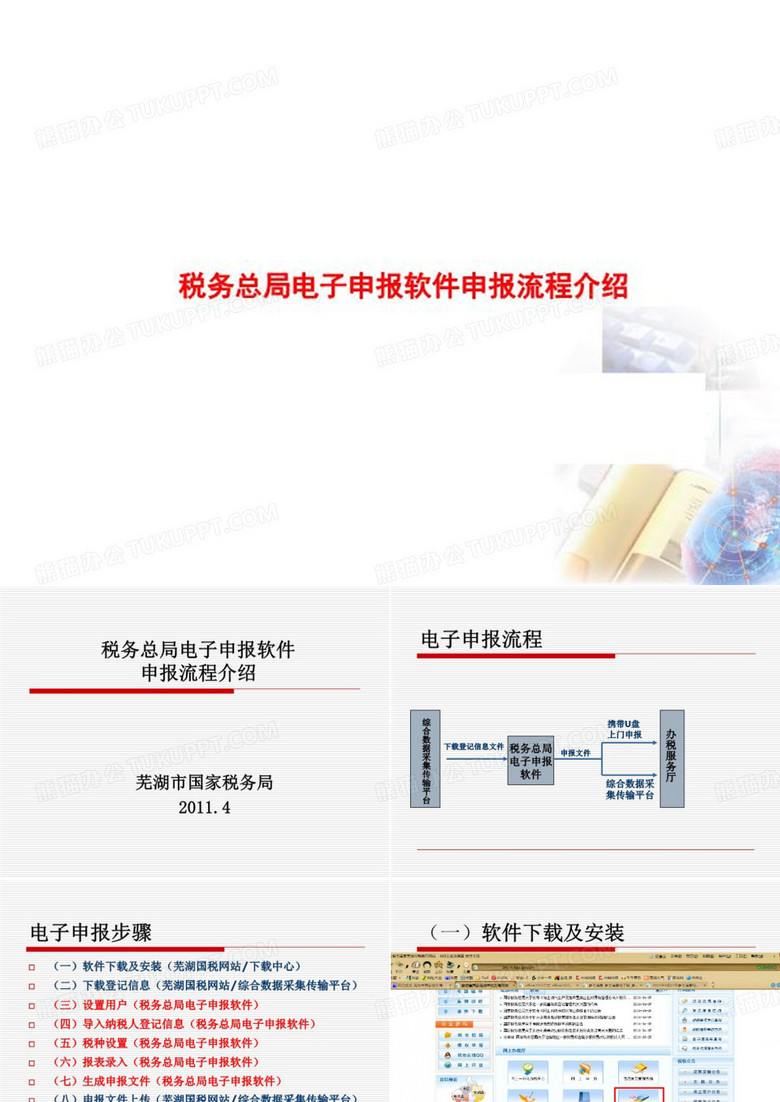 税务总局电子申报软件申报流程介绍