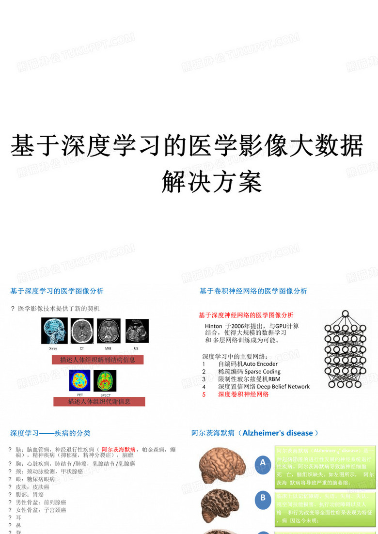 基于深度学习的医学影像大数据解决方案PPT