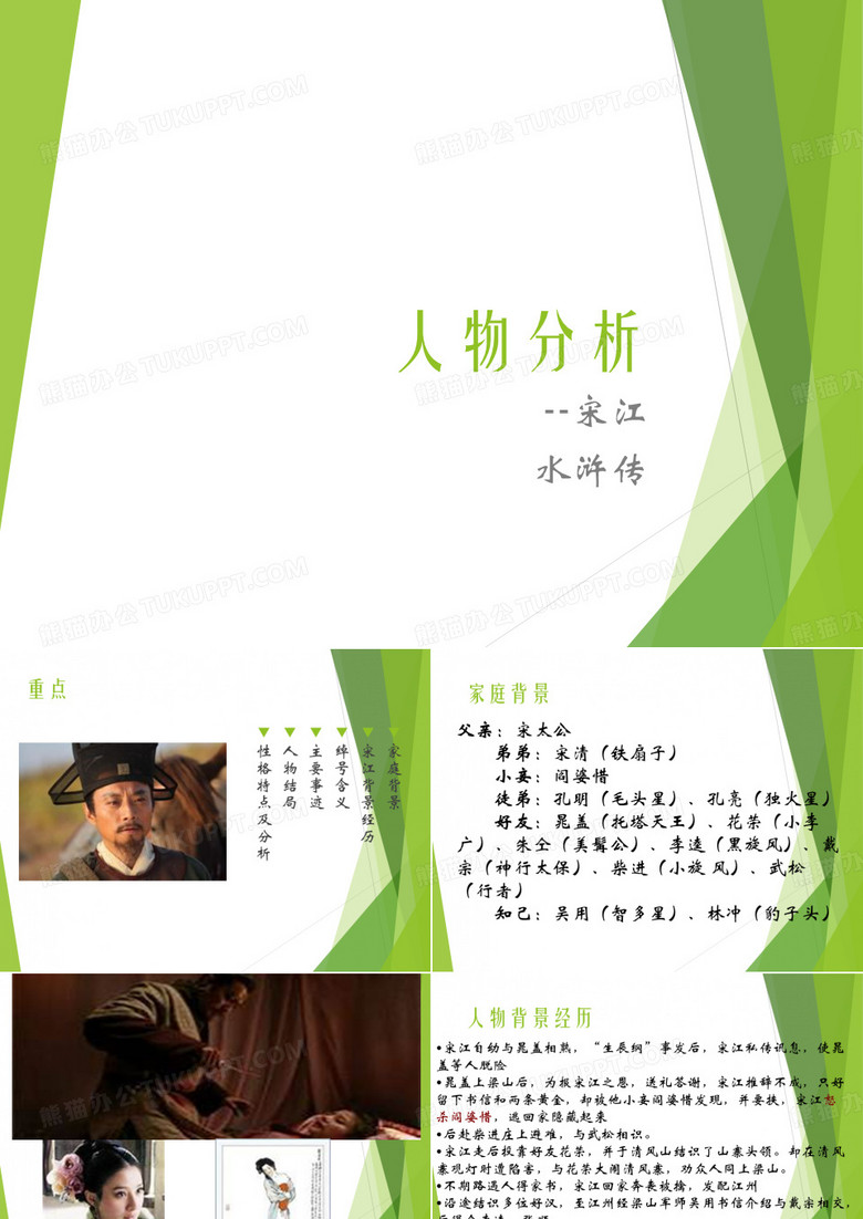 水浒传宋江人物分析PPT