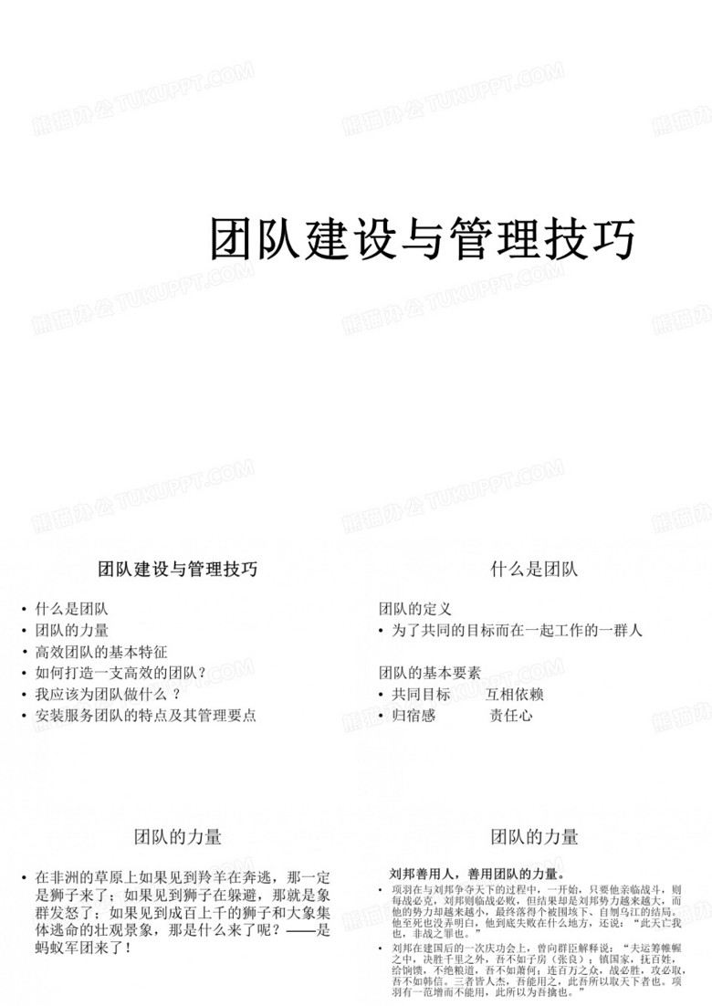 团队的力量
