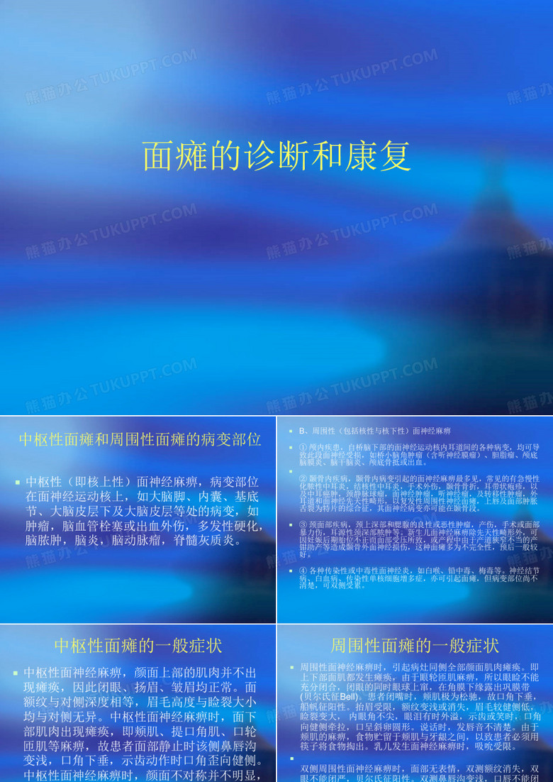 面瘫的康复