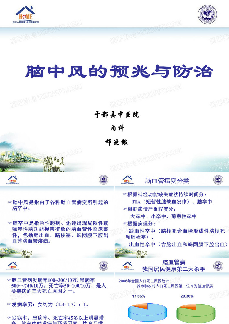 脑卒中的防治ppt