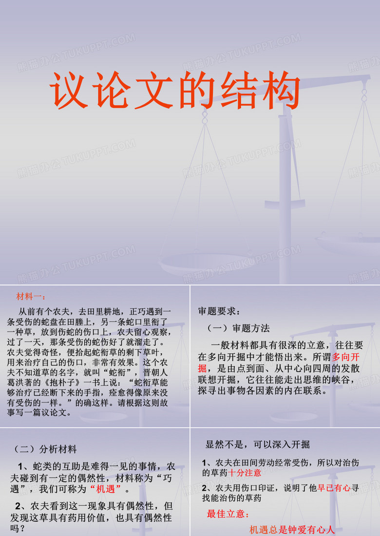 议论文写作