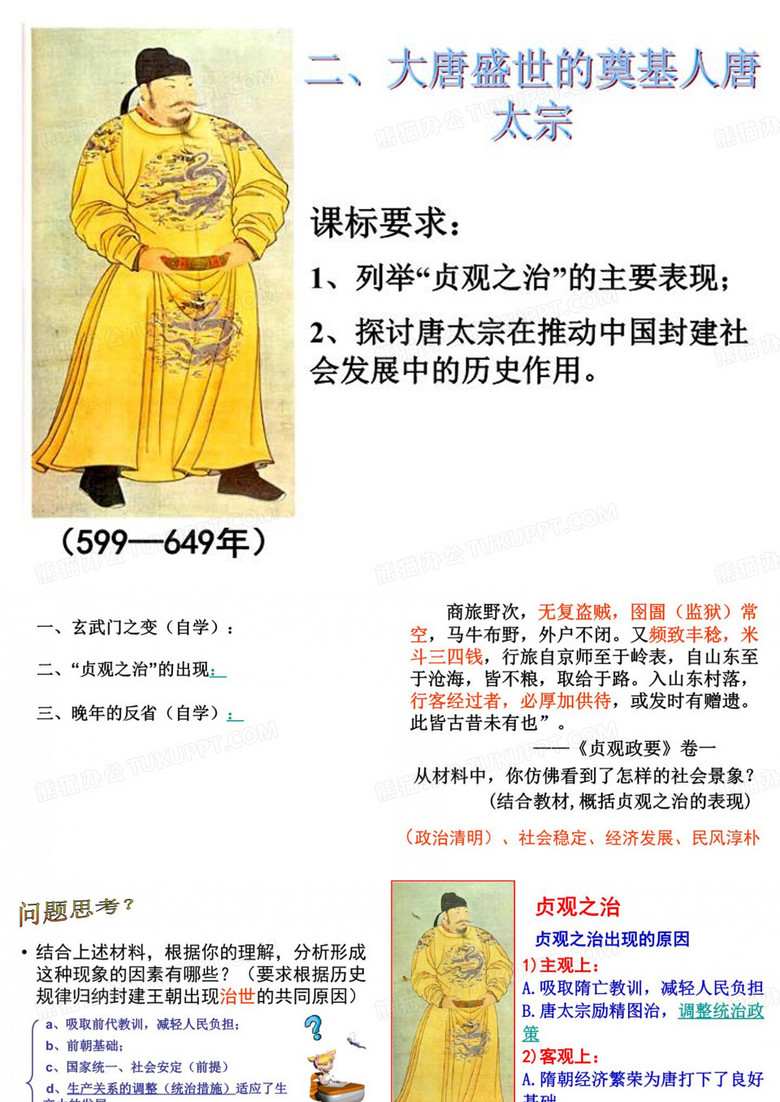 大唐盛世的奠基人唐太宗.ppt