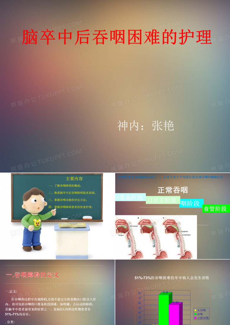 脑卒中后吞咽困难的护理