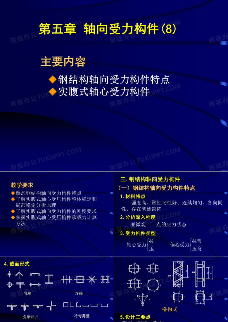 轴向受力构件