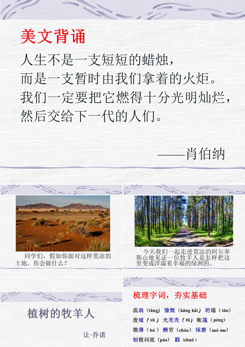 植树的牧羊人