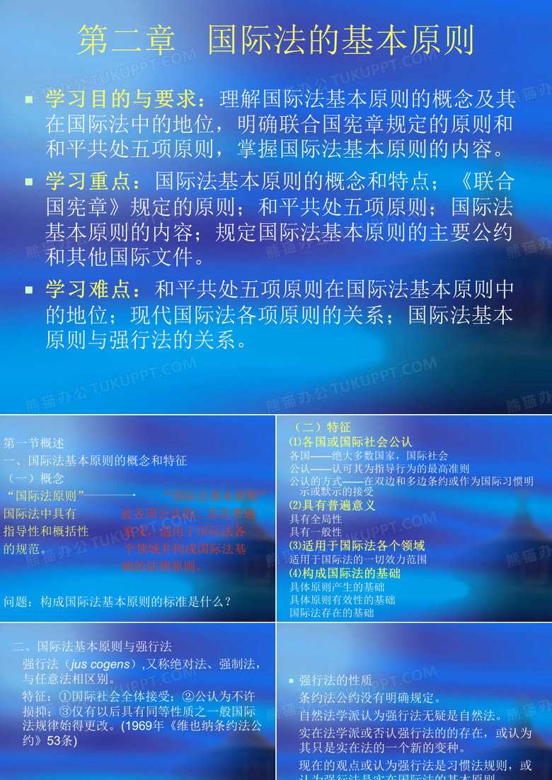 国际法第二章   国际法的基本原则