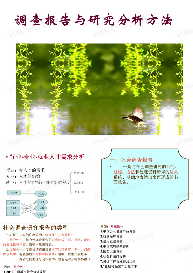 【调查问卷】调查方法及研究报告写作