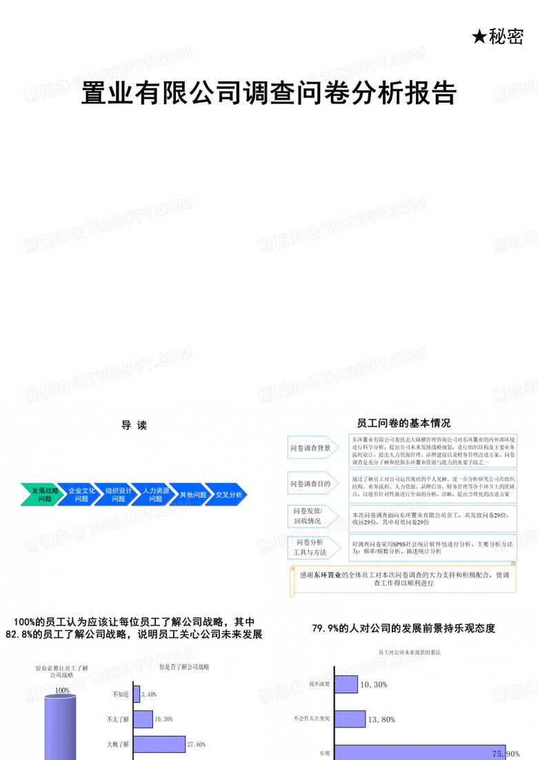 置业 公司调查问卷分析报告