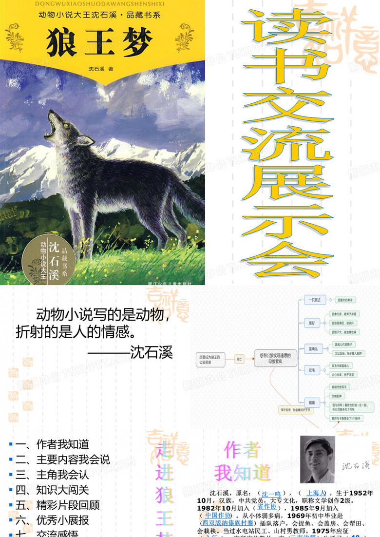 《狼王梦》读书交流展示ppt课件
