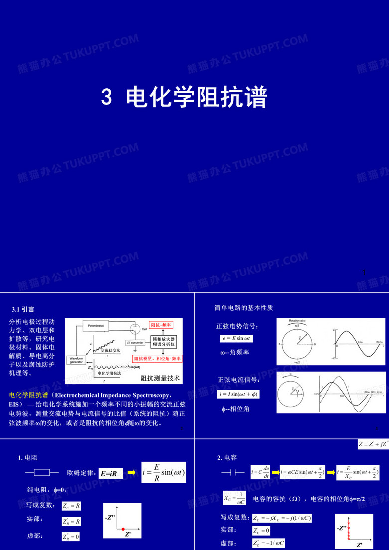 电化学原理与方法-电化学阻抗谱