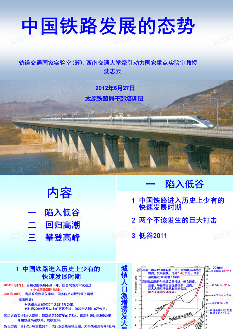 中国铁路发展的态势-2012