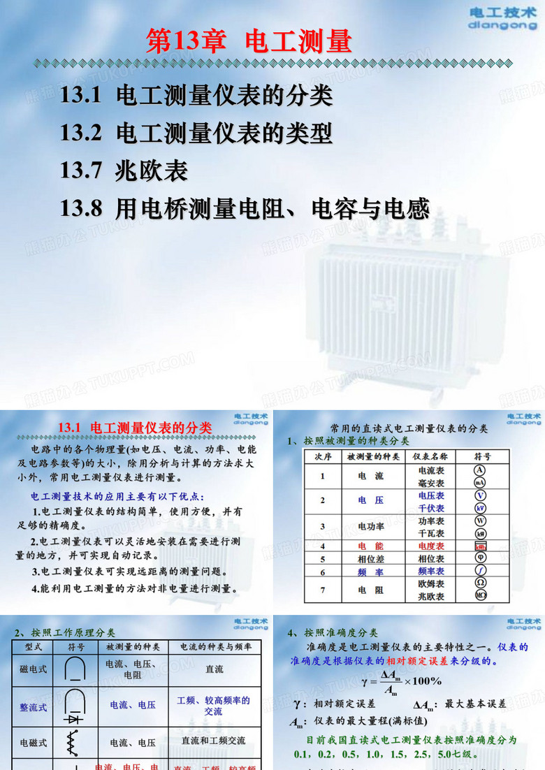 电工技术13—电工测量