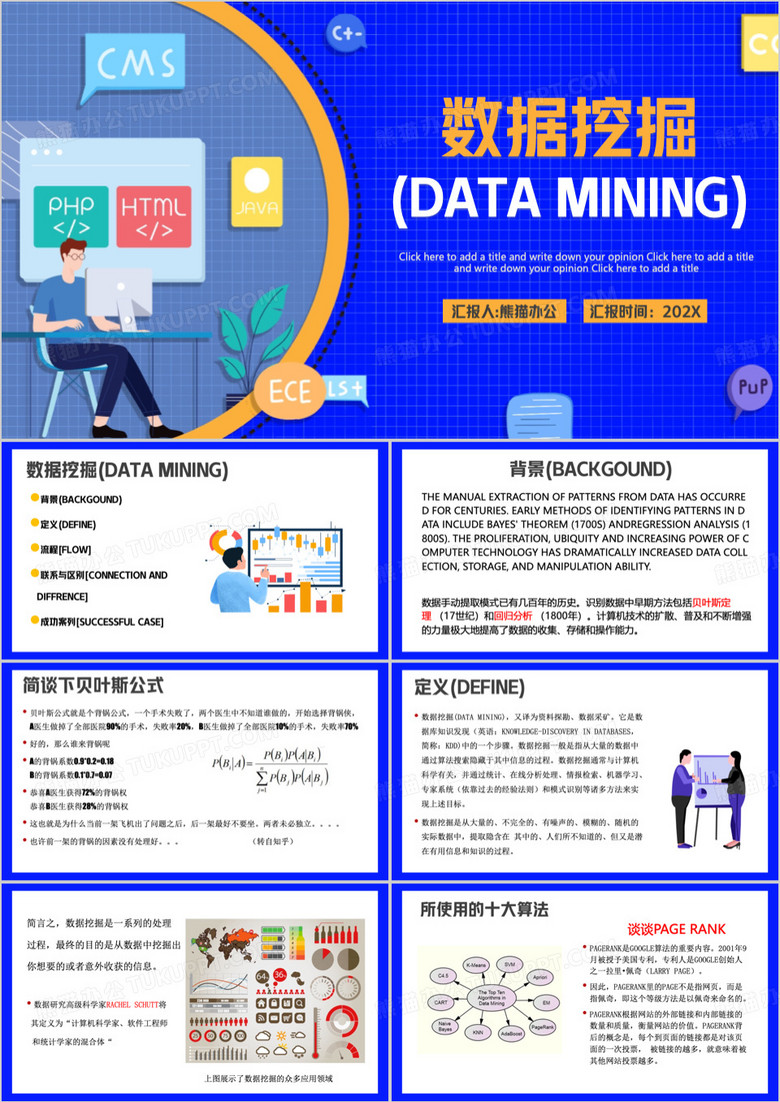 企业采矿数据挖掘介绍课件PPT模板