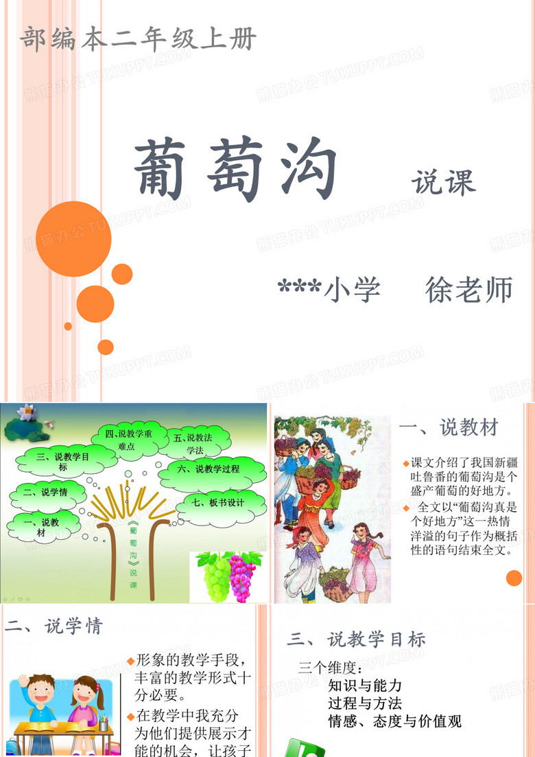 徐老师葡萄沟说课稿