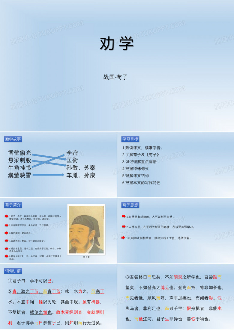 荀子《劝学》课件