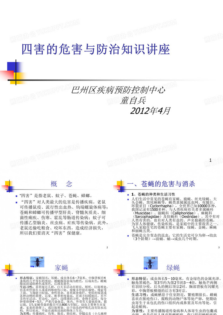 四害的危害与防治