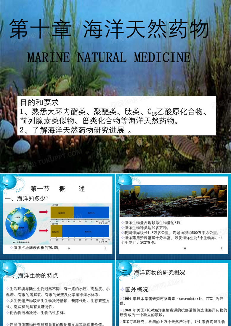 海洋天然药物化学和天然药物开发