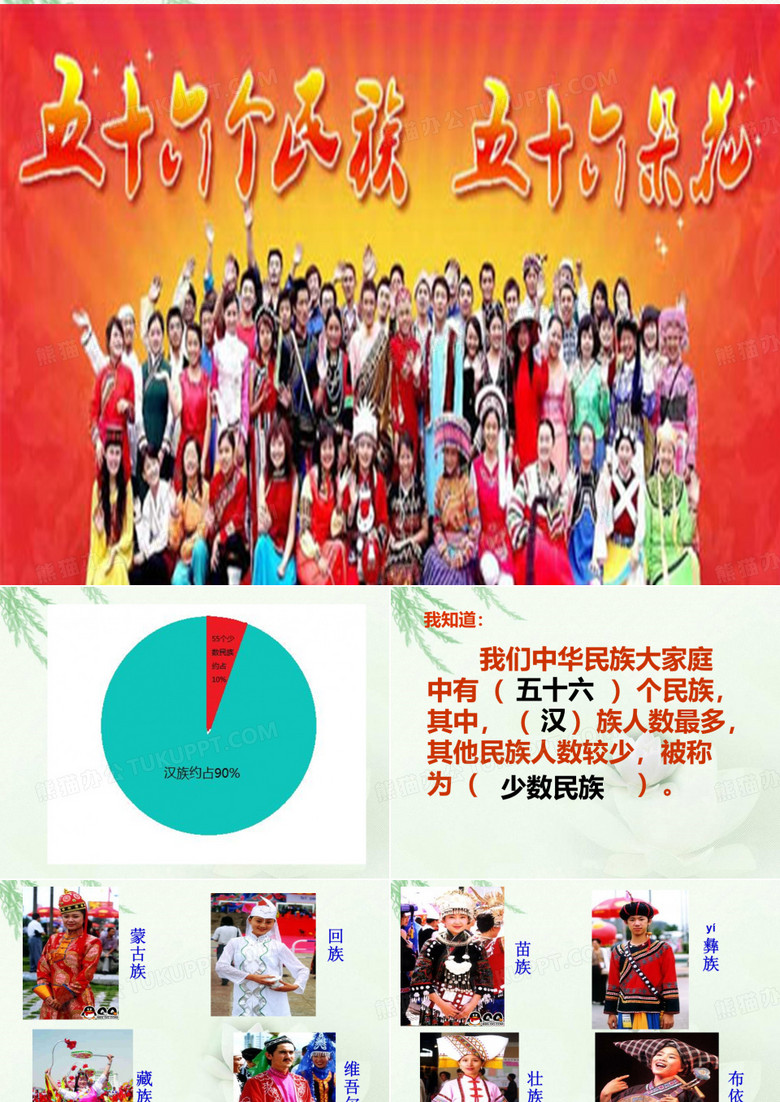 五十六个民族五十六朵花