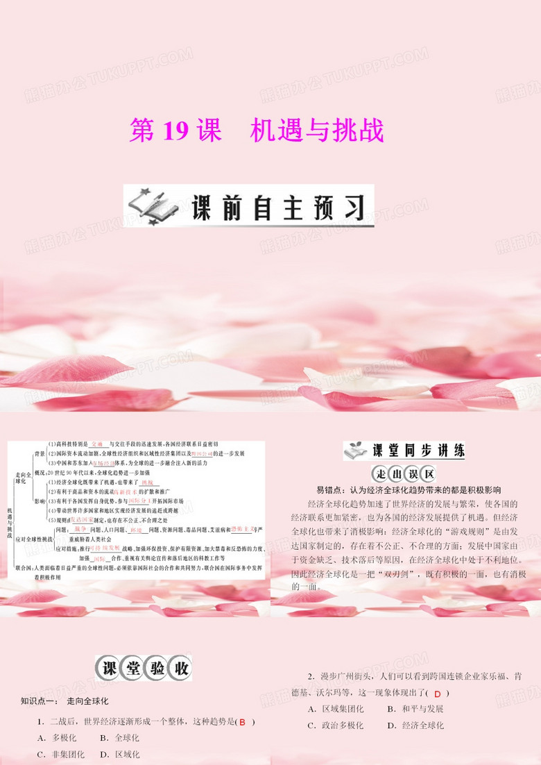 机遇与挑战PPT