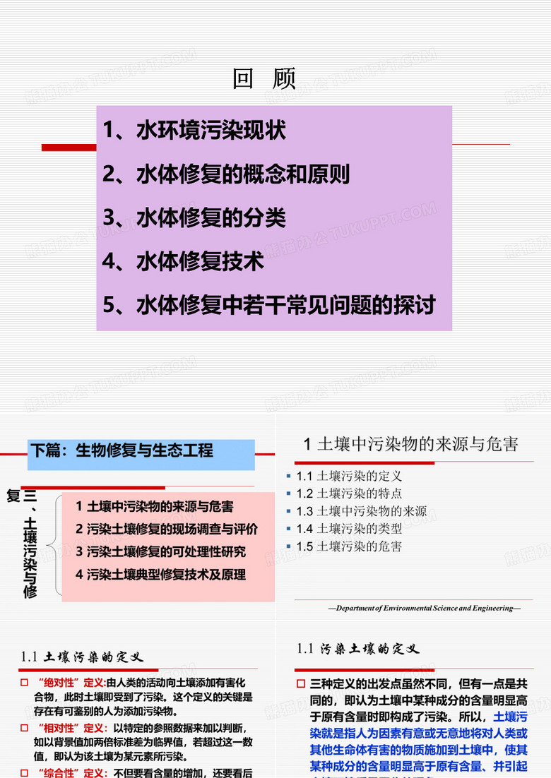 土壤污染与修复
