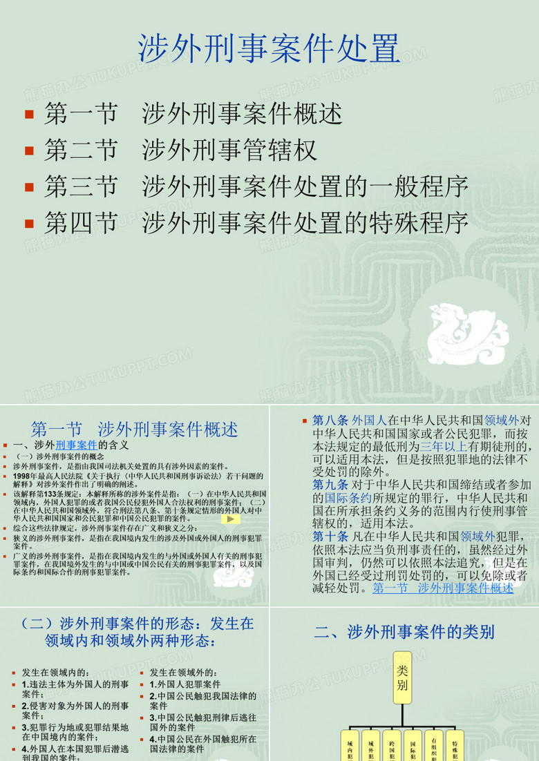 涉外刑事案件处置.