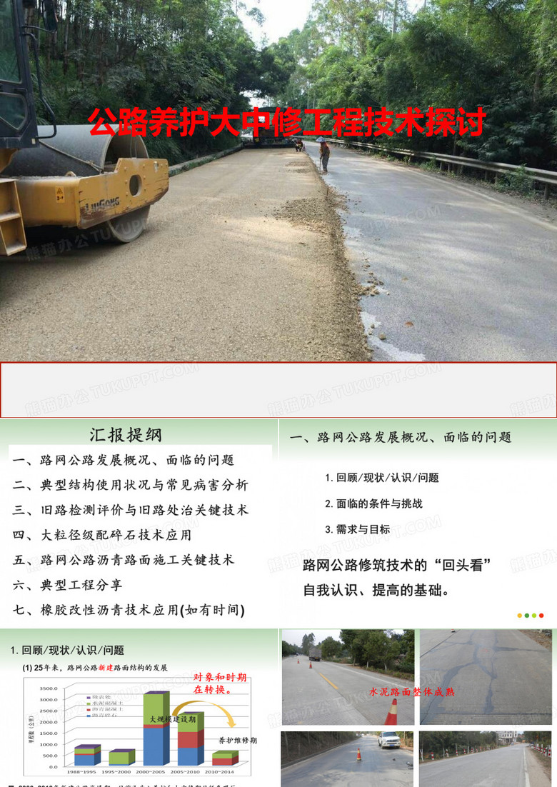 公路养护大中修工程技术汇报