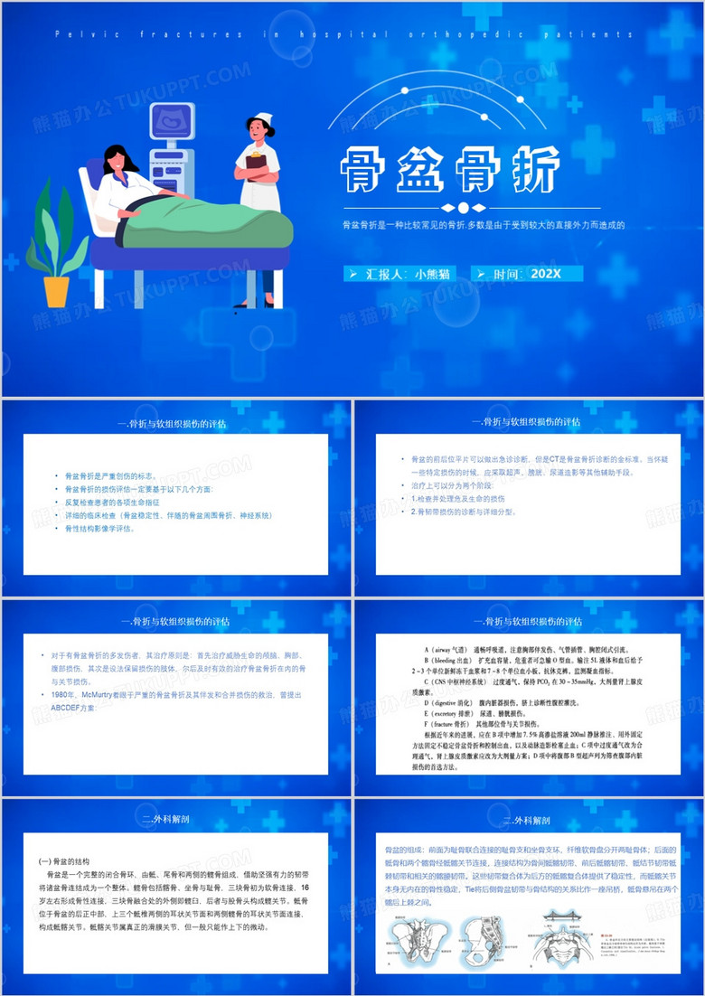 多发骨盘骨折护理查房PPT模板