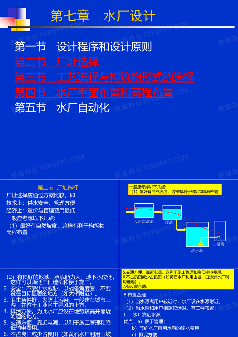 自来水水厂设计