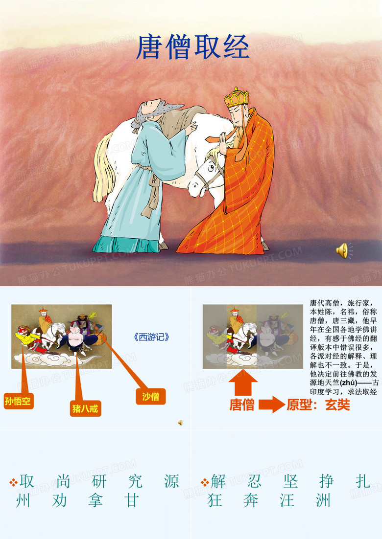《唐僧取经》课件