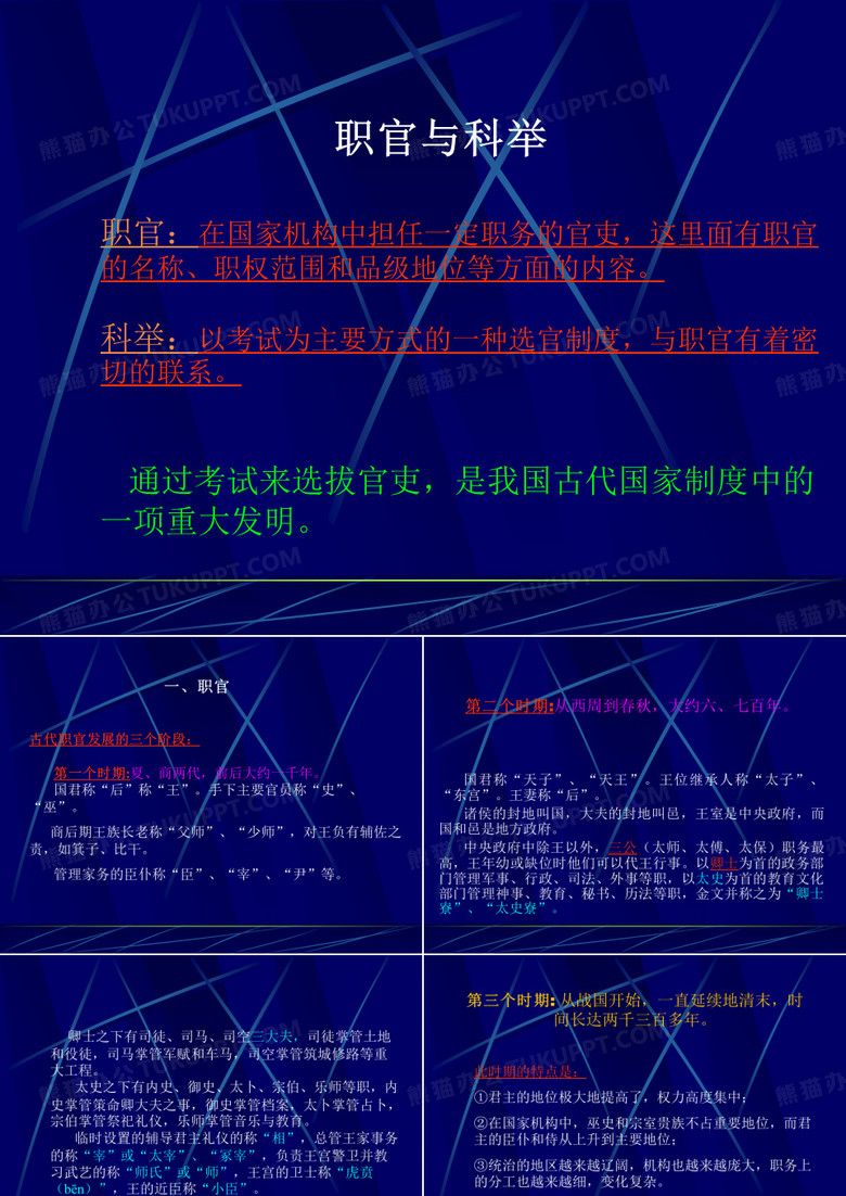 职官与科举