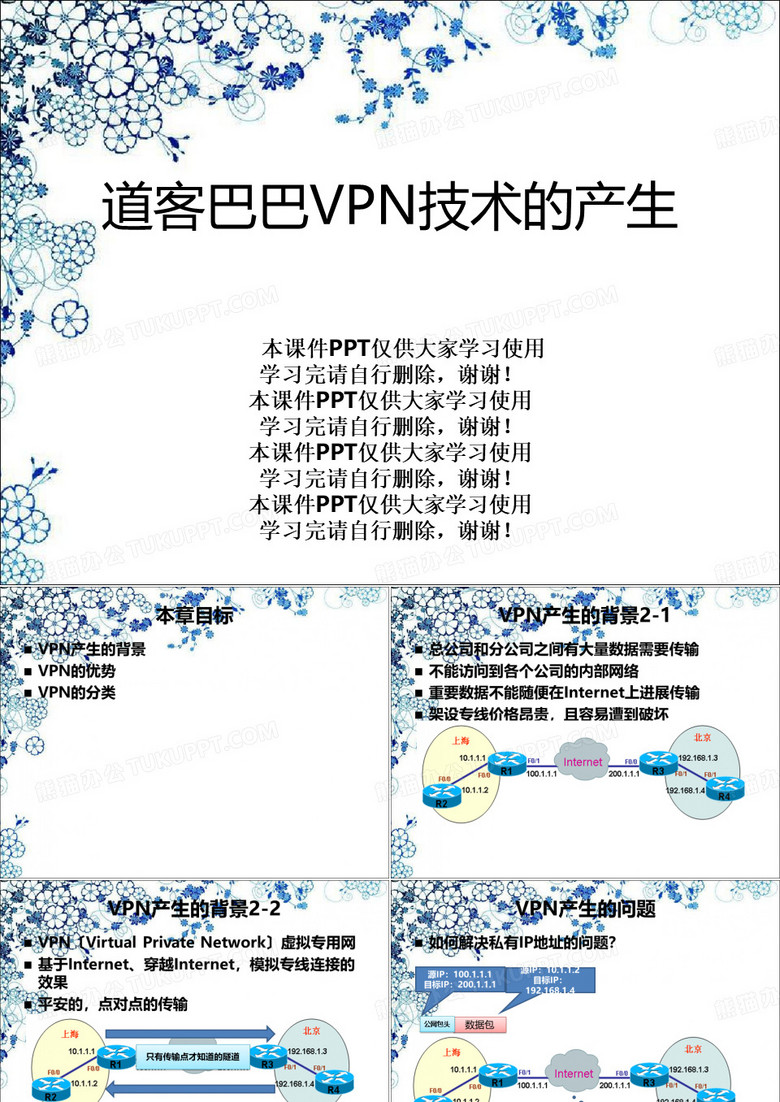 道客巴巴VPN技术的产生幻灯片PPT 道客巴巴VPN技术的产生幻灯片PPT