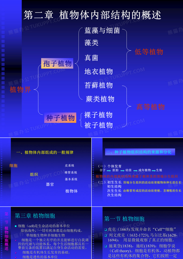 植物的细胞