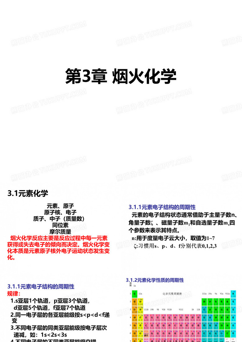 第3章 烟火化学