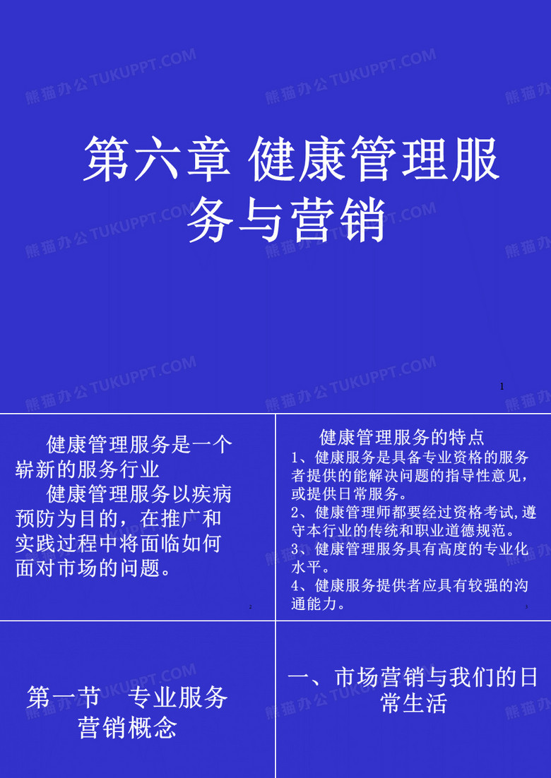 健康管理师-营销