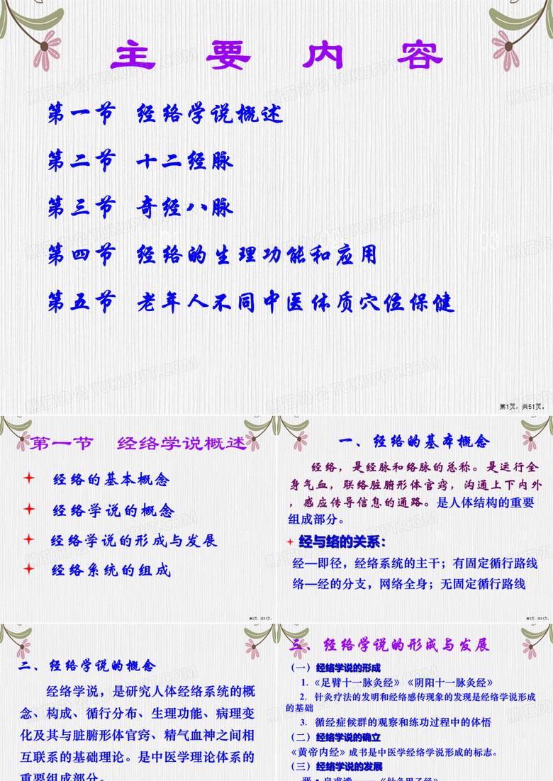 中医经络与穴位