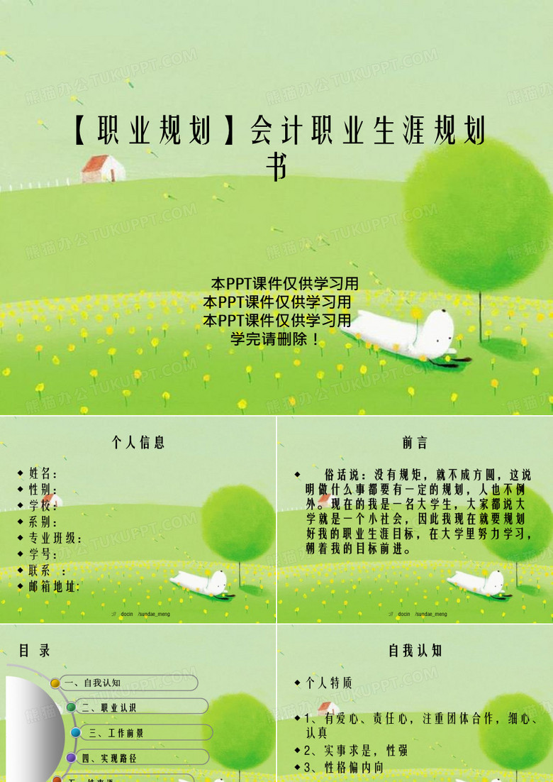 【职业规划】会计职业生涯规划书