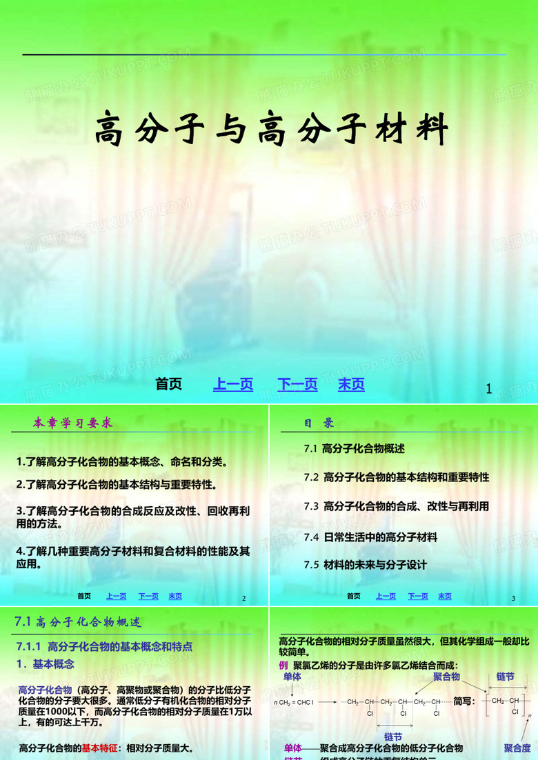高分子与高分子材料-PPT课件