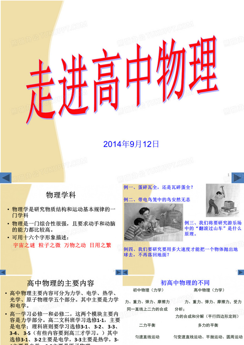 高中物理第一课
